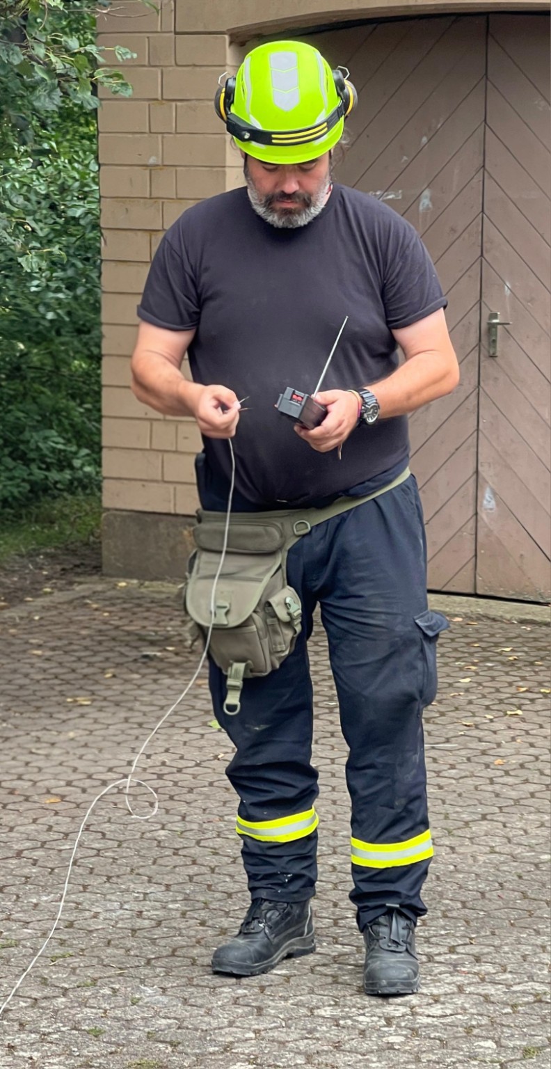 Arbeit mit der Zündtechnik